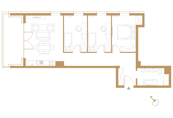 22 Apartament na sprzedaż, ul. Jeziorna 18, Ełk