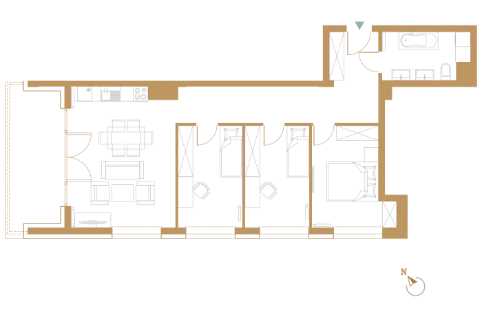 26 Apartament na sprzedaż, ul. Jeziorna 18, Ełk